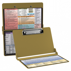WhiteCoat Clipboard® - Tactical Brown Occupational Therapy Edition